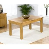 mark harris rustique solid oak 180cm extending dining table