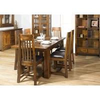 Mark Webster Kember Acacia Dining Set - Large Extending with 6 Chairs