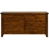 mark webster kember acacia chest of drawer 8 drawer wide