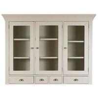 Mark Webster Padstow Painted Glazed Hutch - Large 3 Door 4 Drawer