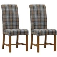 mark webster dove gray fabric dining chair fr18931 pair