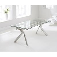 Mark Harris Palazzo 200cm Glass Extending Dining Table