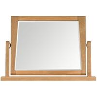 mark webster geo oak pedestal mirror