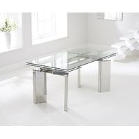 Mark Harris Millicent 160cm Glass Extending Dining Table