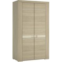 Madras Champagne Melamine Wardrobe - Tall 2 Door