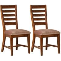 Mark Webster Chaucer Dining Chair with Fabric Seat Pad (Pair)