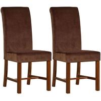 mark webster chaucer upholstered dining chair pair