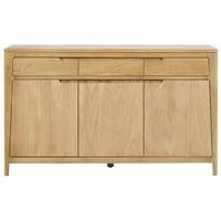 mark webster ava oak sideboard large 3 door 3 drawer