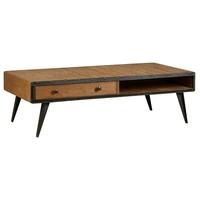 Mark Webster Brunel Oak 2 Drawer Coffee Table with Angled Leg