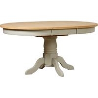 mark webster bordeaux painted pedestal dining table round extending