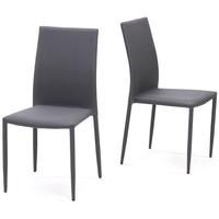 Mark Harris Ava Grey Stackable Dining Chair (Pair)