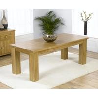 mark harris barcelona solid oak 200cm dining table