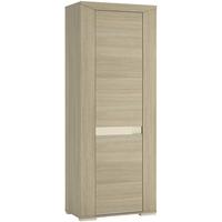 Madras Champagne Melamine Cupboard - Tall 1 Door