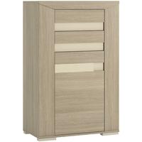 madras champagne melamine cupboard narrow 1 door 2 drawer