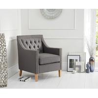 Mark Harris Casa Bella Grey Fabric Armchair