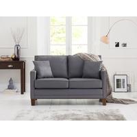 Mark Harris Arundel 2 Seater Grey Leather Sofa