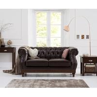 Mark Harris Highgrove 2 Seater Brown Leather Sofa
