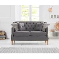 Mark Harris Carmen 2 Seater Grey Fabric Sofa