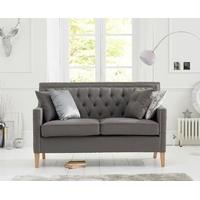 Mark Harris Casa Bella 2 Seater Grey Fabric Sofa