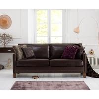 Mark Harris Arundel 3 Seater Brown Leather Sofa
