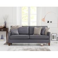 Mark Harris Arundel 3 Seater Grey Leather Sofa