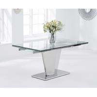 Mark Harris Lucille 160cm Glass Extending Dining Table