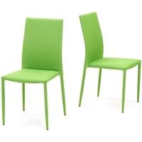 Mark Harris Ava Green Stackable Dining Chair (Pair)
