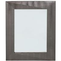 Mandarin Snakeskin Faux Leather Pewter Wall Mirror