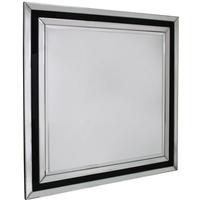 manama black and clear wall mirror