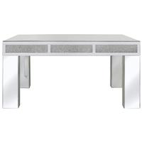 madison diamond mirrored bricks coffee table