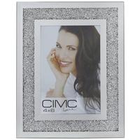 madison diamond mirrored silver photo frame 4 x 6