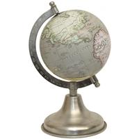 Mandarin Snakeskin Light Green Traditional Globe On Arc Stand