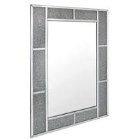 Madison Diamond Crystal Brick Effect Wall Mirror