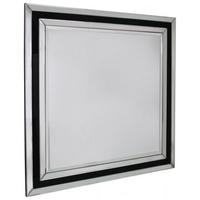 Manhattan Black and Clear Wall Mirror