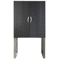 Mandarin Snakeskin Black Drinks Cabinet