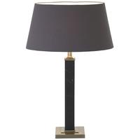 Marta Black Marble and Nickel Table Lamp