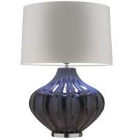 Mallory Blue Stone Reactive Table Lamp