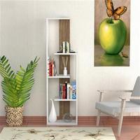 May Shelving Unit, White/Brown