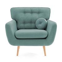 Malva Armchair, Aqua Sky