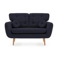 Malva 2 Seater Sofa, Blue Denim