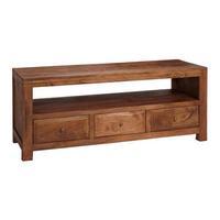 manhattan light mango tv media unit natural