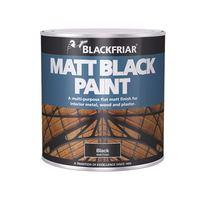 matt black paint 500ml