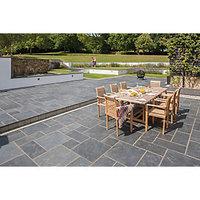 marshalls natural slate riven midnight blue 600 x 600 x 20mm paving sl ...