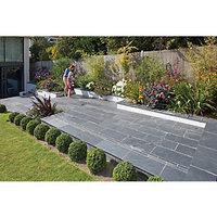 marshalls natural slate riven midnight blue 295 x 295 x 20mm paving sl ...