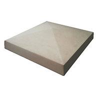 Marshalls Cast Smooth Grey 280 x 280 x 50mm Pillar Cap