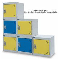 Machine Mart Xtra Barton Storage Silver/Yellow 450 Cube Locker