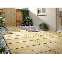 marshalls deep pendle riven buff 450 x 450 x 32mm paving slab