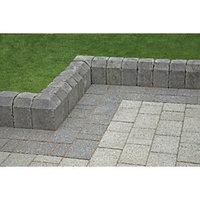 marshalls tegula pennant grey 130mm exterior radial kerb pack of 60