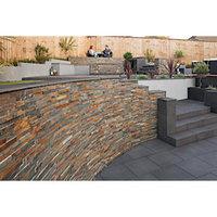 Marshalls Stoneface Drystack Copper Slate Walling Pack - 2.89 m2