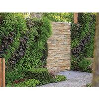 marshalls stoneface drystack corner harvest mix quartzite walling pack ...